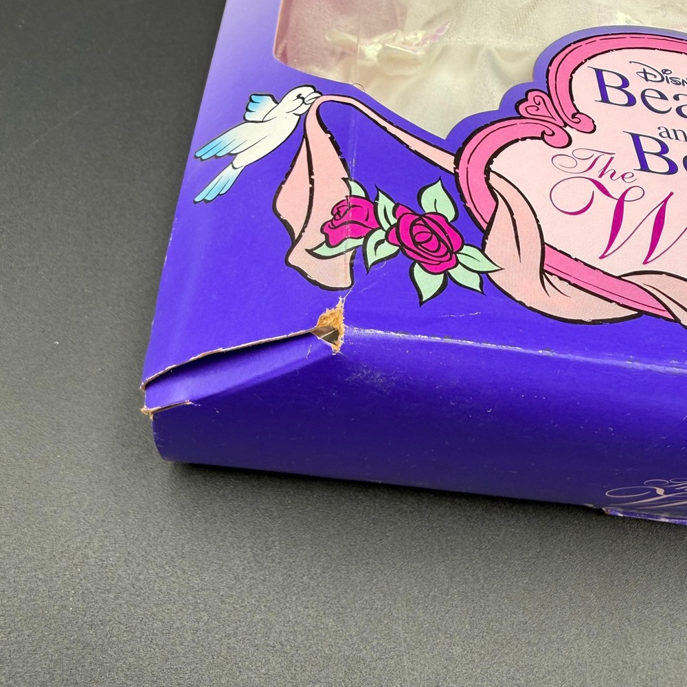 Disney Beauty and the Beast Musical Belle Wedding Doll 1998 Mattel 10909 Box Dmg - Picture 12 of 12